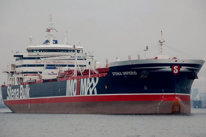 Az iráni Forradalmi Gárda lefoglalt egy brit tartályhajót a Hormuzi-szorosban