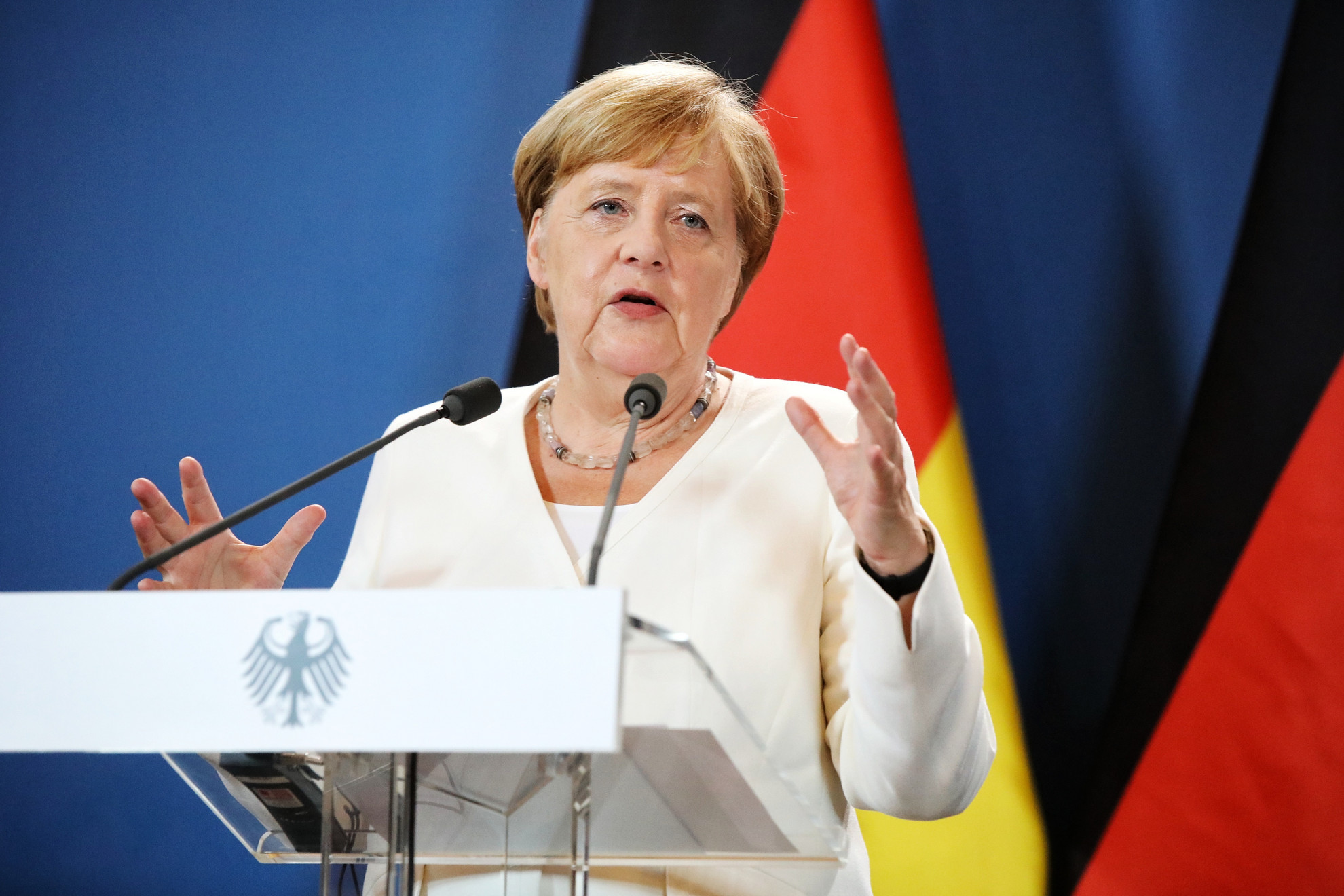 Fotó: MH/Hegedüs Róbert Angela Merkel: Új startra van szükség