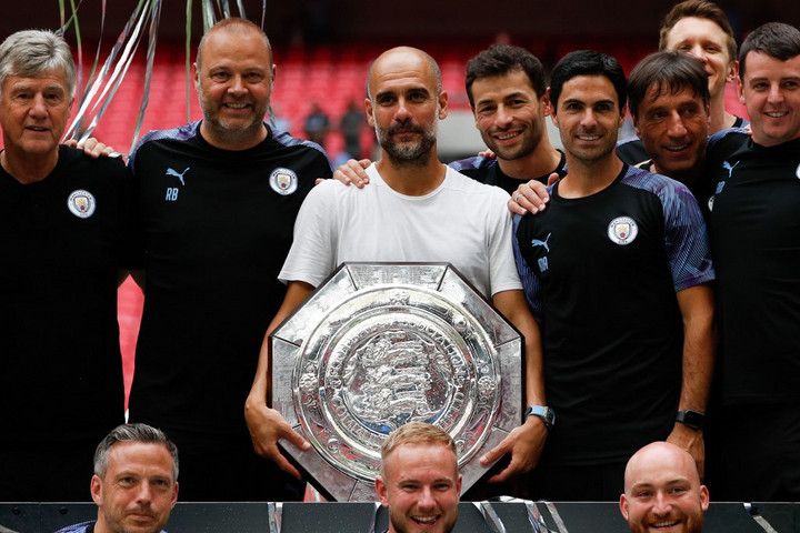 Fotó: Adrian DENNIS / AFP A Manchester City megvédte címét az angol Szuperkupában