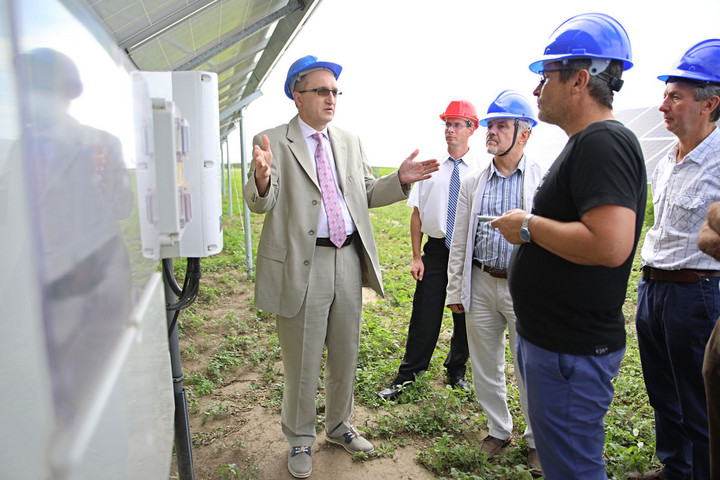 Fotó: MH/Bodnár Patrícia Megújuló energiaforrás a Videoton ipari parkban