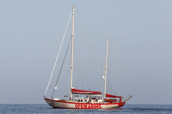 Olasz felségvizekre ért a Proactiva Open Arms szervezet hajója