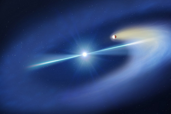 Egy fekete lyuk felfalt egy neutroncsillagot