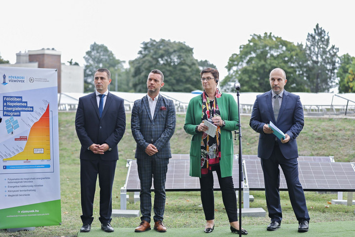 Fotó: MH/Purger Tamás Zöldülő energia a vízműveknél