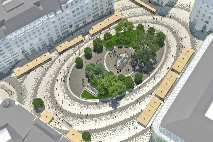 Fotó: MH Újra a járókelőké a teljesen megújított Vörösmarty tér