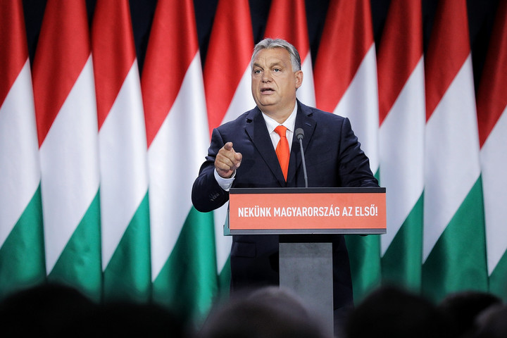 Fotó: MH/Papajcsik Péter Orbán Viktor Wass Albert-verssel üzent