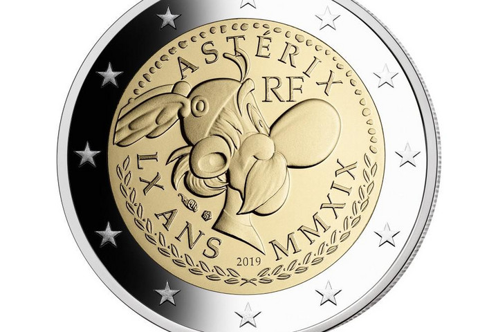Kéteurós érmével ünneplik az Asterix-sorozat 60. születésnapját