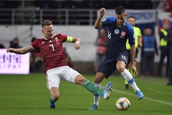 Fotó: MTI/Illyés Tibor A szlovákokat is zárt kapus meccsre büntette az UEFA