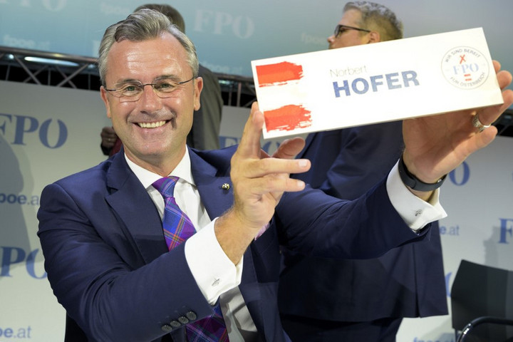 Norbert Hofer lett az Osztrák Szabadságpárt új elnöke