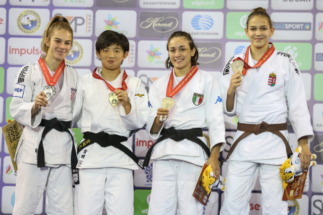 Fotó: judoinfo.hu Kriza Anna bronzérmes az ifjúsági cselgáncs-vb-n