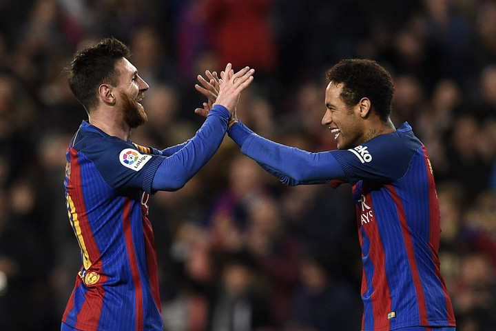 Fotó: AFP/Lluis Gené Messi: Imádtam volna, ha Neymar visszatér közénk