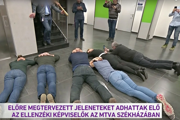 Ellenzéki provokáció az MTVA-nál