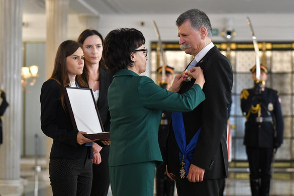 Magas lengyel állami kitüntetést kapott Kövér László