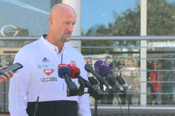 Fotó: Twitter/MLSZ Rossi: Csak a győzelem elfogadható Azerbajdzsán ellen