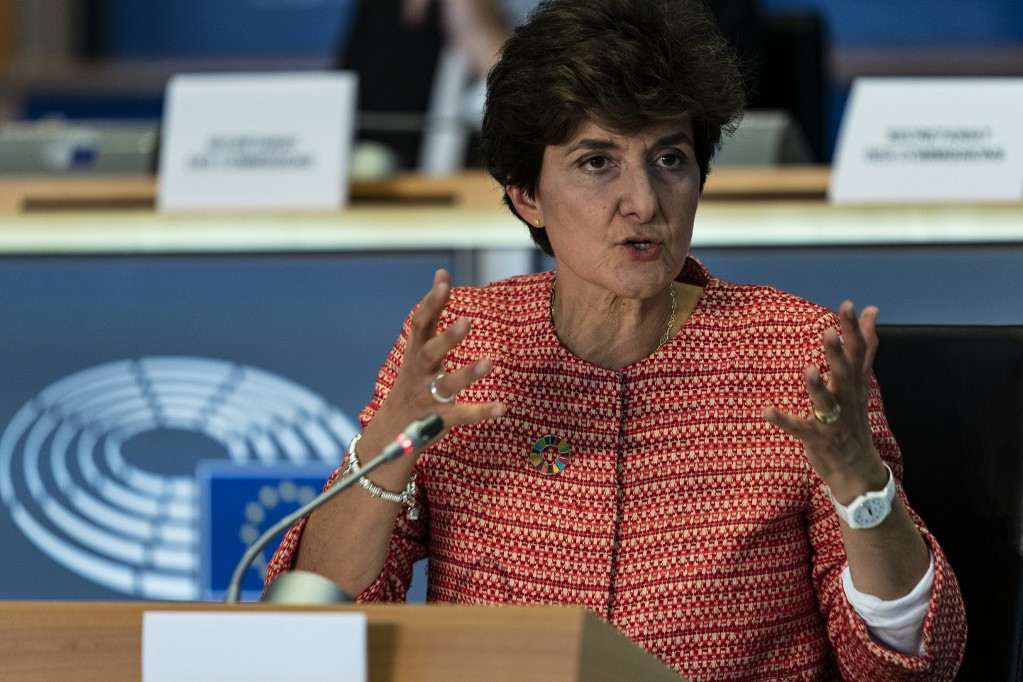 Fotó: AFP/ Kenzo Tribouillard Sylvie Goulard a francia jegybank elnökhelyettese, volt MEP, uniós körökben is ismert diplomata