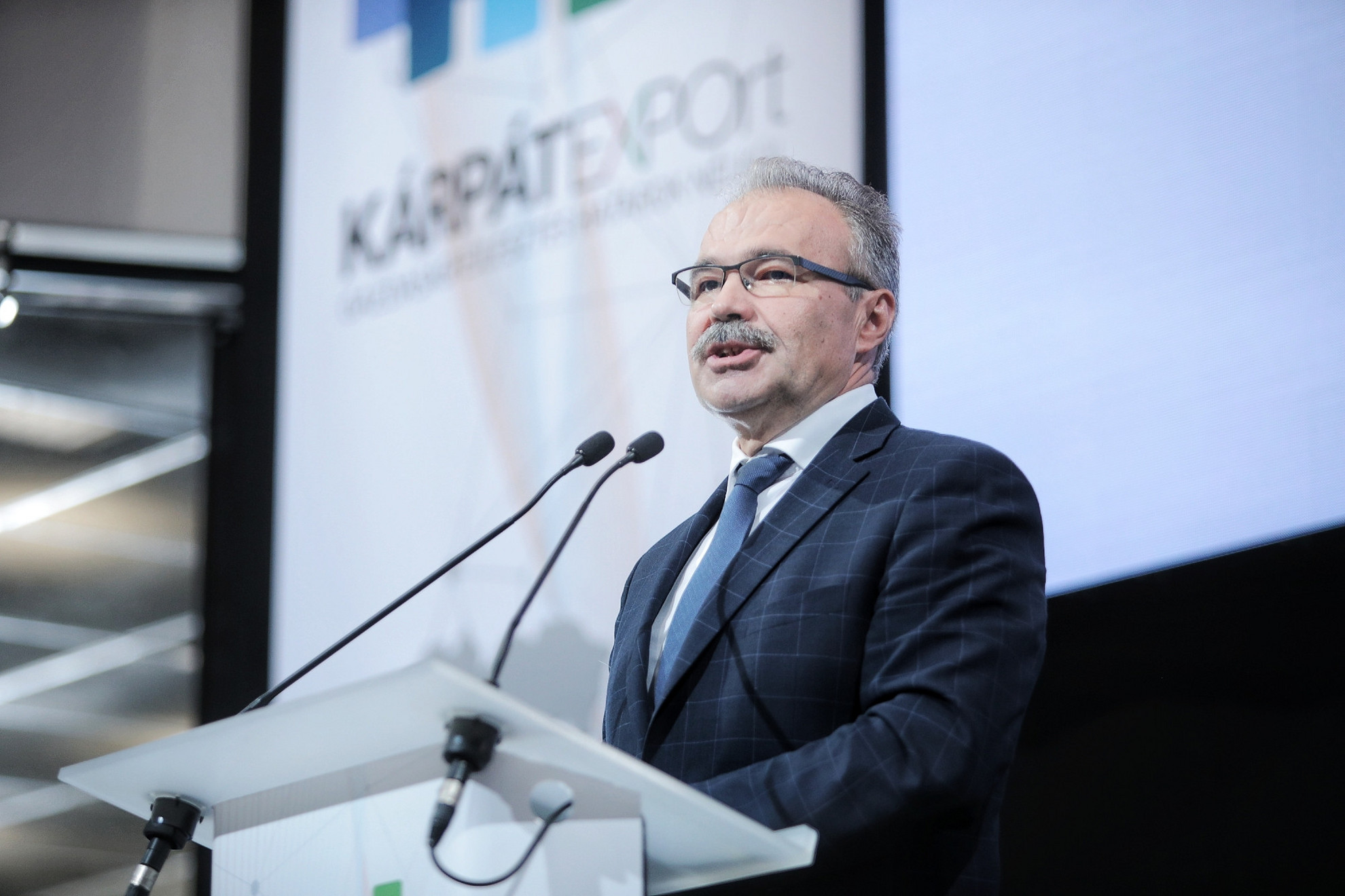 Fotó: MH / Papajcsik Péter Dr. Nagy István agrárminiszter beszédet mond a Kárpát-medencei Gazdasági Konferencián és Kiállításon