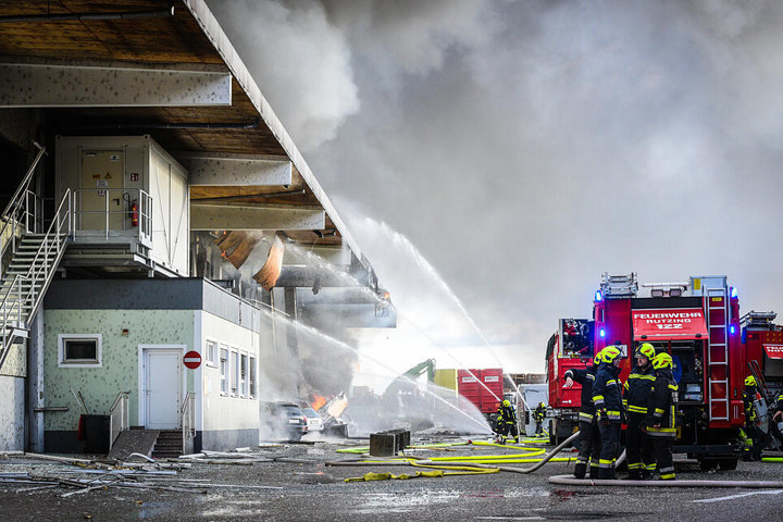 Fotó: nachrichten.at Robbanás történt Felső-Ausztriában