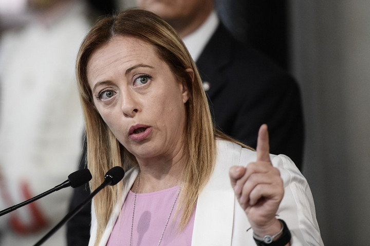 Fotó: AFP/Filippo Monteforte Európai jobbközép pártcsalád elnökének választották meg Giorgia Melonit