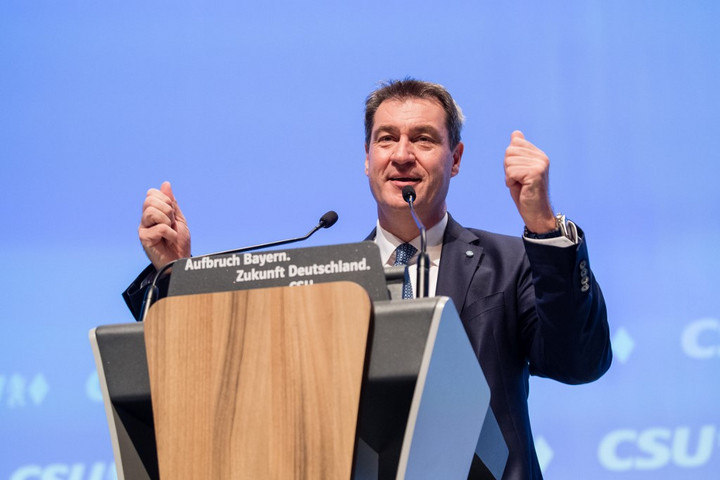 Fotó: AFP/DPA/Matthias Balk Markus Söder maradt a bajor CSU elnöke