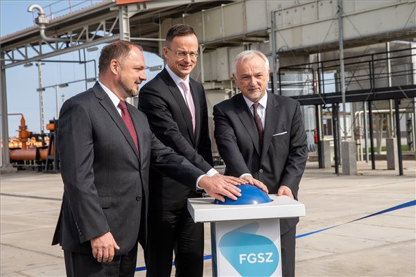 Fotó: MTI / Rosta Tibor Szijjártó: Tovább javul Magyarország gázellátása