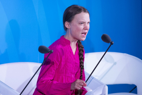 Greta Thunberg egy huszonöt évvel ezelőtti beszédet másolt az ENSZ-ben