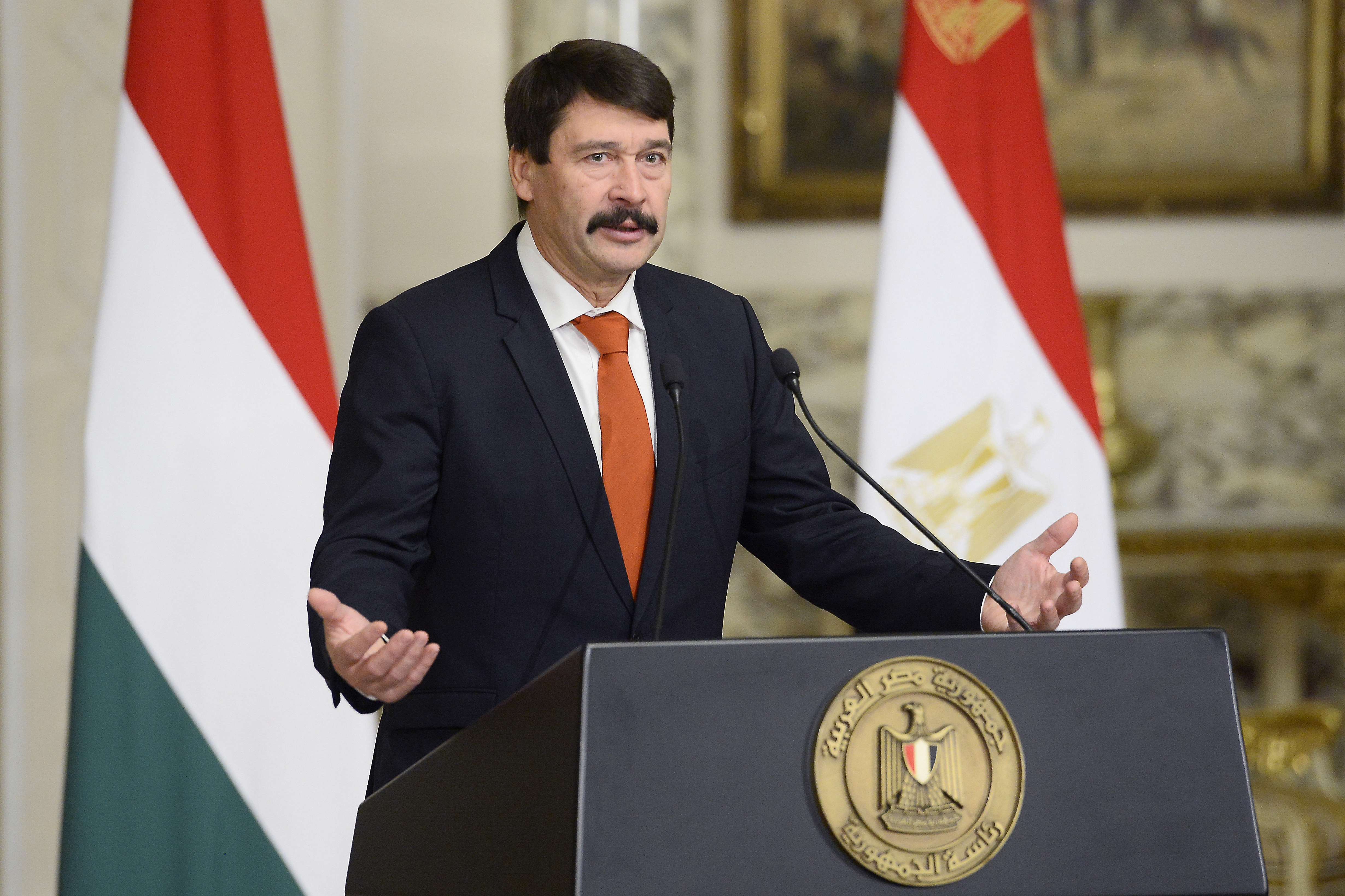 Áder: Európa kiemelt érdeke, hogy Egyiptomban biztonság legyen