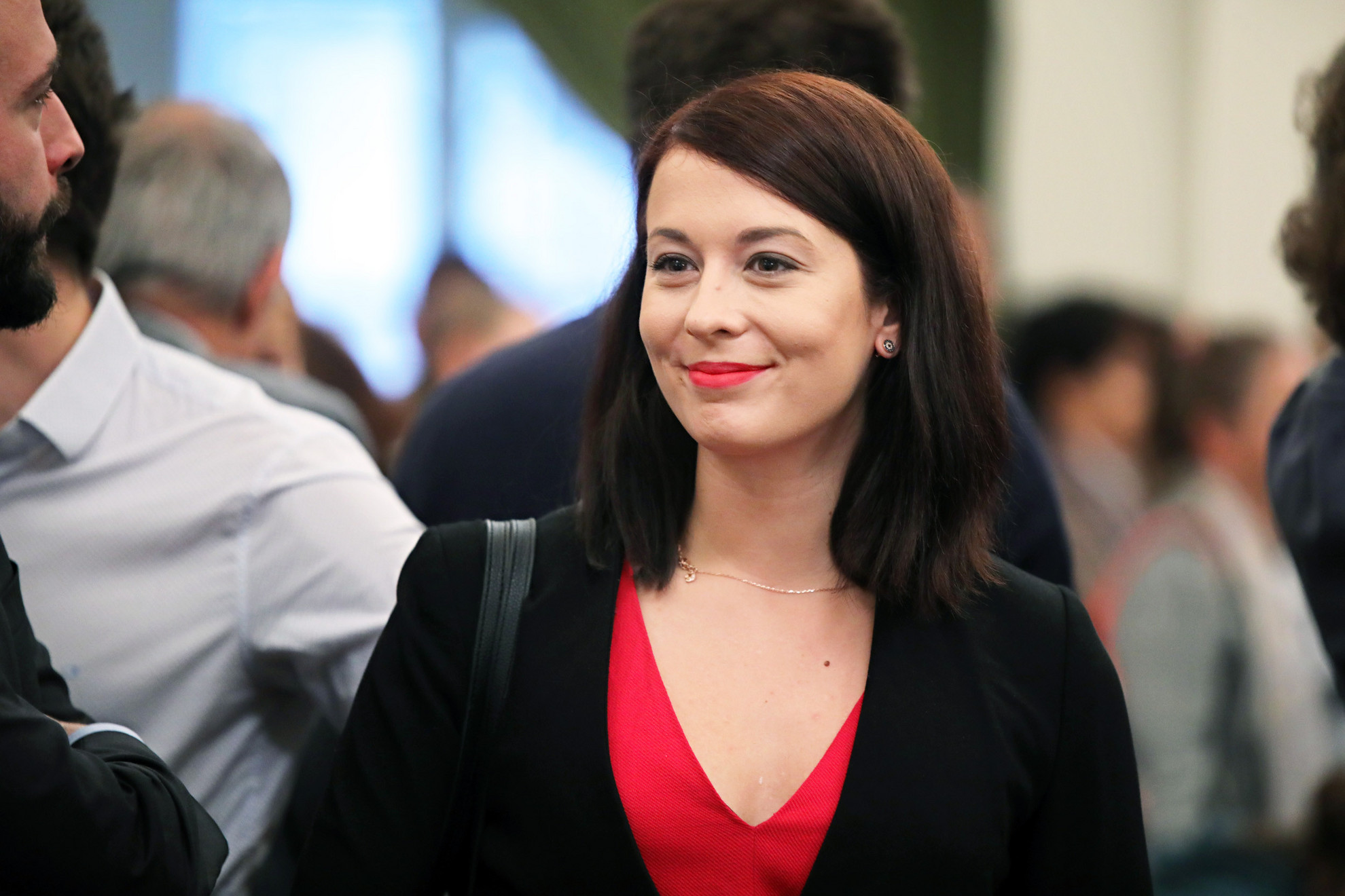 Fotó: MH / Hegedűs Róbert Donáth Anna, a Momentum EP-képviselője is részt vett az új Fővárosi Közgyűlés alakulóülésén