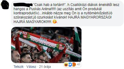 Fotó: Origo Az uszítás, amit ön produkál, kontraproduktív