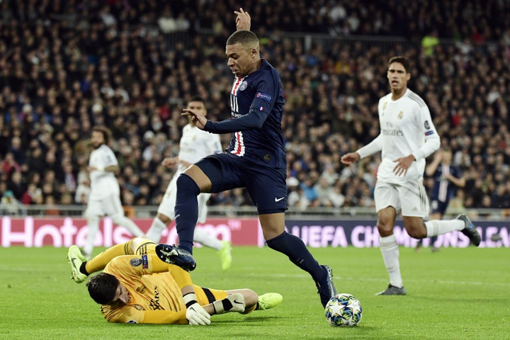 Fotó: JAVIER SORIANO / AFP Hiába vezetett két góllal a Real Madrid, egyenlített a PSG