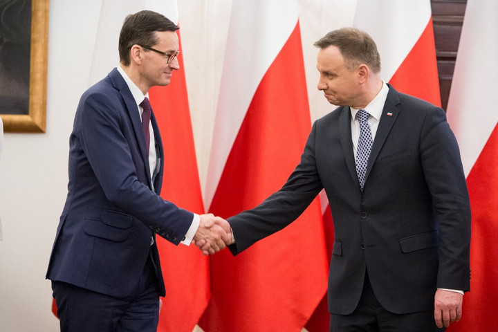 Fotó: AFP/NurPhoto/Mateusz Wlodarczy Hivatalosan is kormányalakítási megbízást kapott Morawiecki