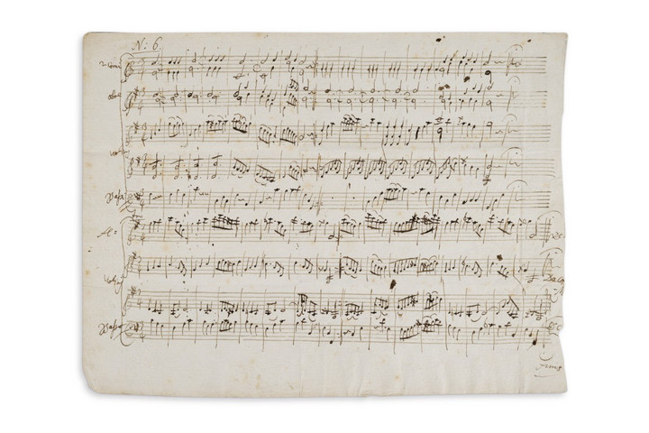 Közel 250 éves Mozart-kéziratokat árvereznek el