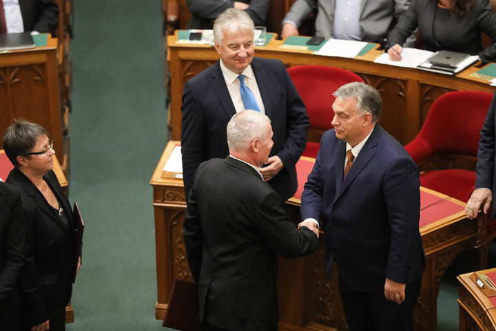 Fotó: MH/Purger Tamás Újraválasztották Polt Péter legfőbb ügyészt