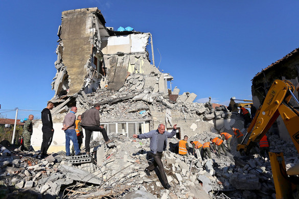 Hatalmas erősségű földrengés rázta meg Albániát