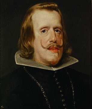 Fotó: dailymail.co.uk Nagy Fülöp spanyol király (1605-1665)