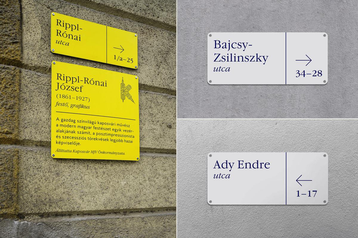 Fotó: Kissmiklos.com/Cseh Eszter Kaposvár új, egységes arculata nagy figyelmet kapott a legnagyobb szakmai fórumokon is szerte a világban