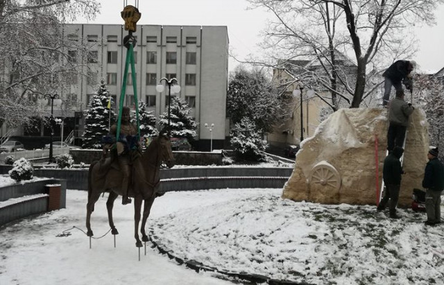 Fotó: mukachevo.net A szobor a Budapest téren áll majd