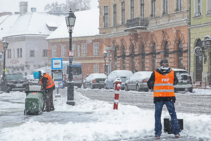 Fotó: MH/Purger Tamás Vasárnap többfelé várható havazás
