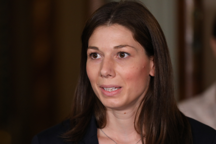 Fotó: MH/Purger Tamás A liberális Bősz Anett már a DK-t „erősíti”