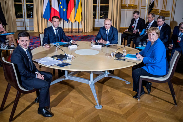 Fotó: AFP/POO/Christophe Petit Tesso Érdekellentétek a normandiai négyek csúcsán