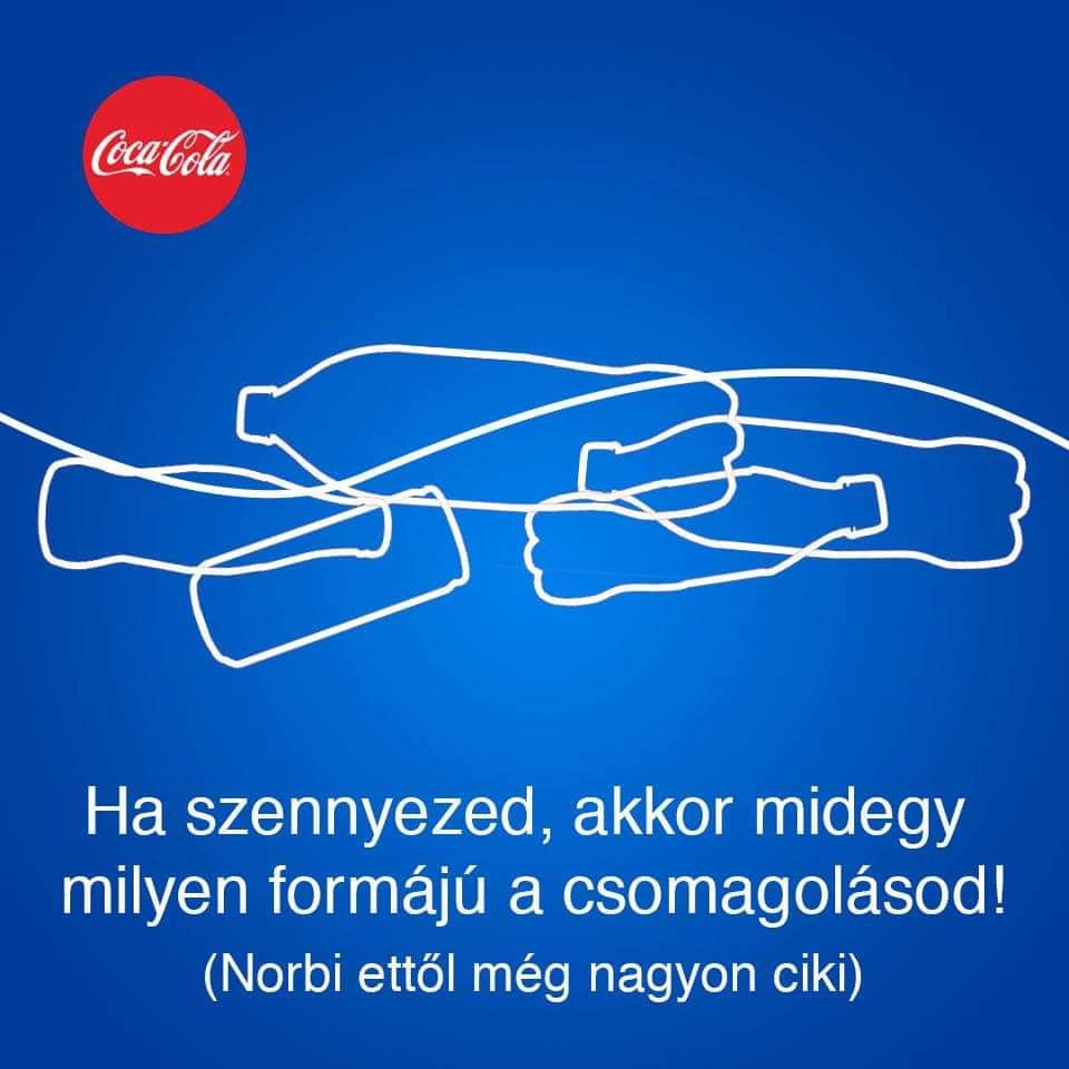 Fotó: Hurton Tamás Hurton Tamás formatervező művész, grafikus a Coca-Cola kampányára reagált