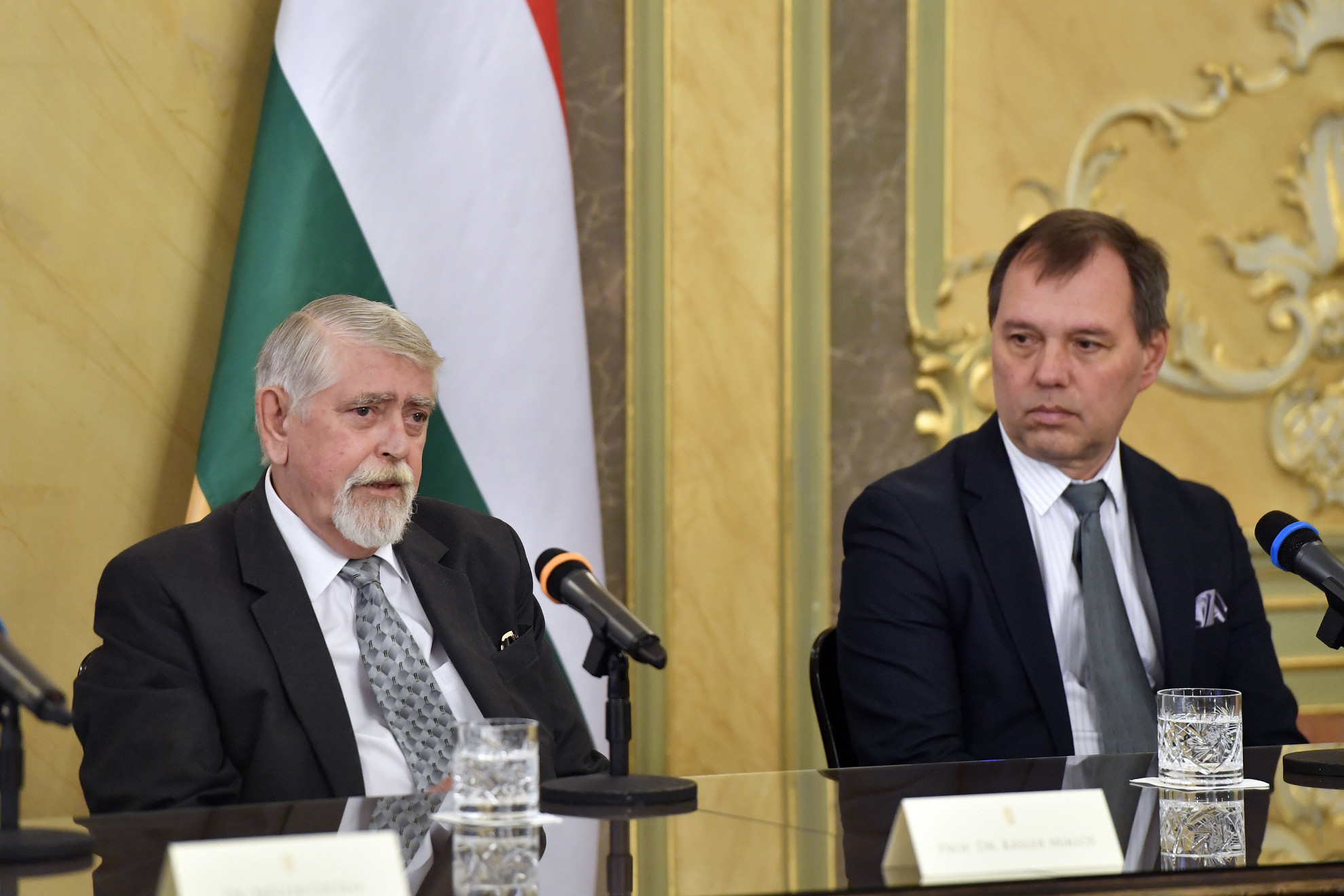 Kásler Miklós miniszter Budapesten tartott sajtótájékoztatót
