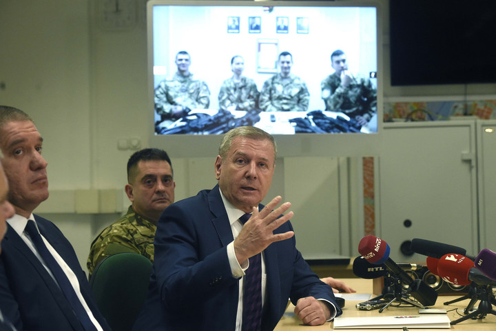 Fotó: MTI/Bruzák Noémi Biztonságban érzik magukat az Irakban állomásozó magyar katonák
