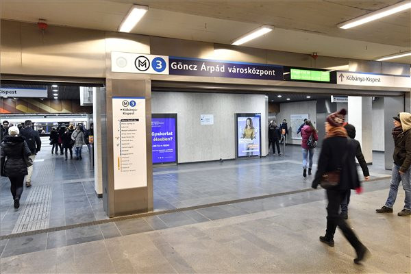 Átnevezték az Árpád híd metróállomást