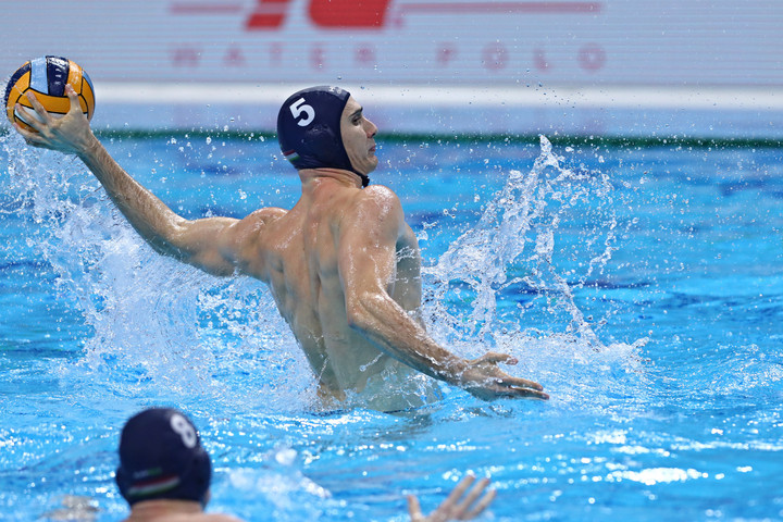 Fotó: MH/Purger Tamás Döntőbe jutottak és olimpiai kvótát szereztek a férfi pólósok