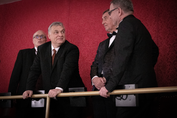 Orbán Viktor is részt vett a felújított prágai Állami Opera megnyitóján