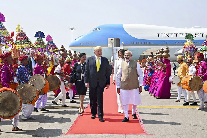 Fotó: AFP/Indian Ministry of Externa Namaste Trump: Indiában tárgyal az amerikai elnök