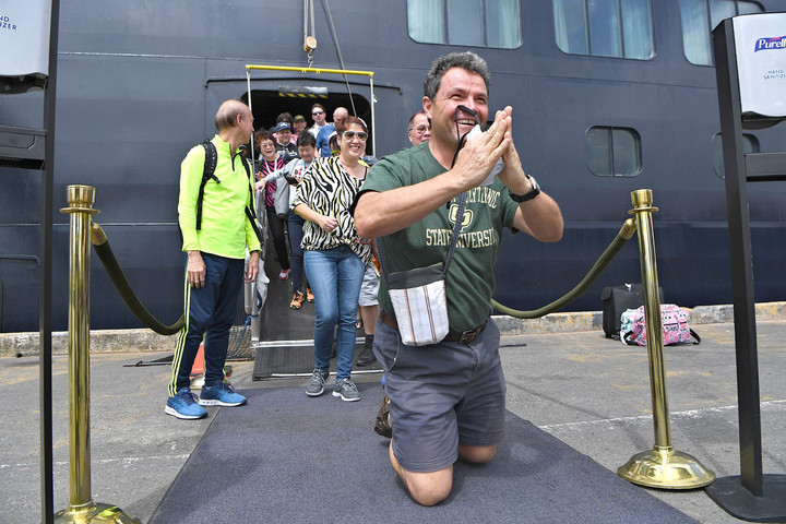 Fotó: AFP/Tang Chhin Sothy Koronavírus: ismét szabadok a Westerdam utasai