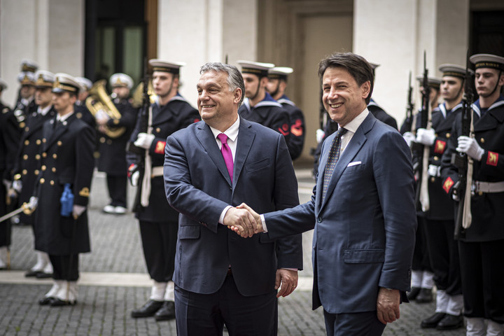 Fotó: MTI/Miniszterelnöki Sajtóiroda Rómában tárgyalt Orbán Viktor
