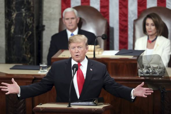 Fotó: AFP Trump: Amerika ismét tiszteletnek örvendő nemzet lett