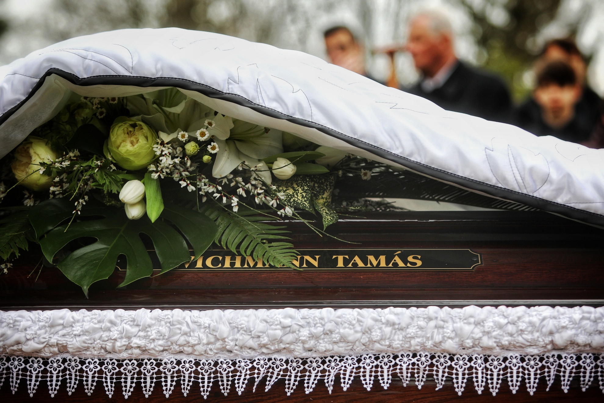 Fotó: MH/Papajcsik Péter Wichmann Tamás koporsója