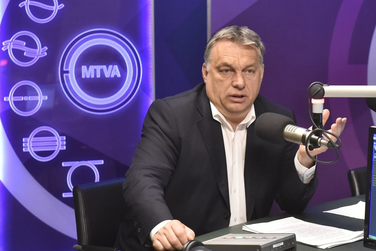 Fotó: MH Orbán Viktor a Kossuth Rádióban (képünk illusztráció)